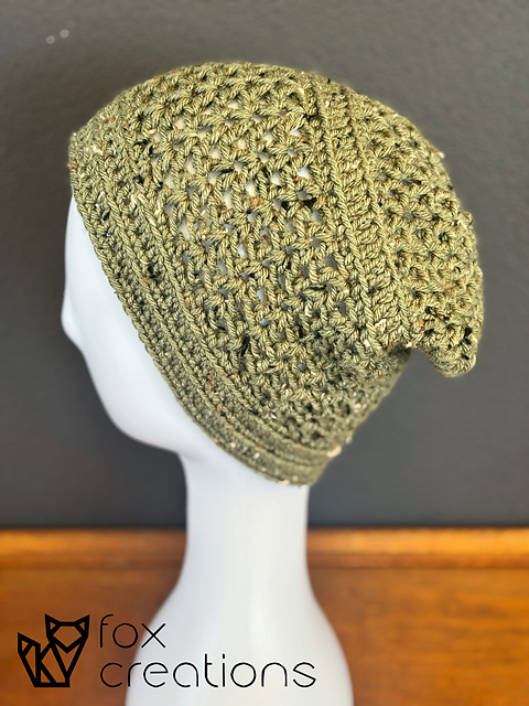 Tweed Slouchy Beanie