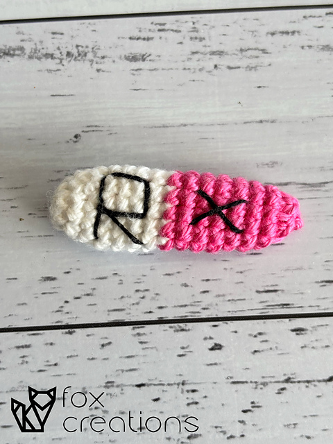 Chill Pill Hair Clip Fidget