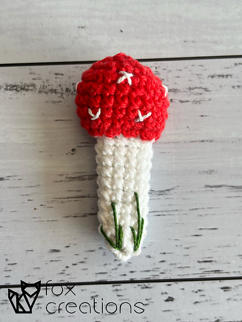 Mushroom Hair Clip Fidget