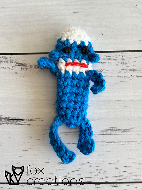 Sock Monkey Hair Clip Bundle