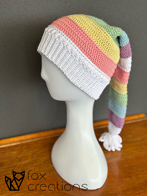 Rainbow Elf Hat