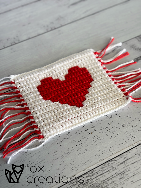 Heart Mosaic Coaster