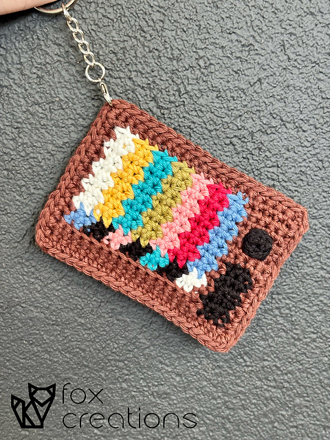 Retro TV Keychain