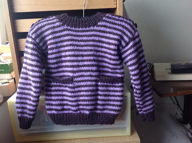 Design H - Striped and Plain Pullovers