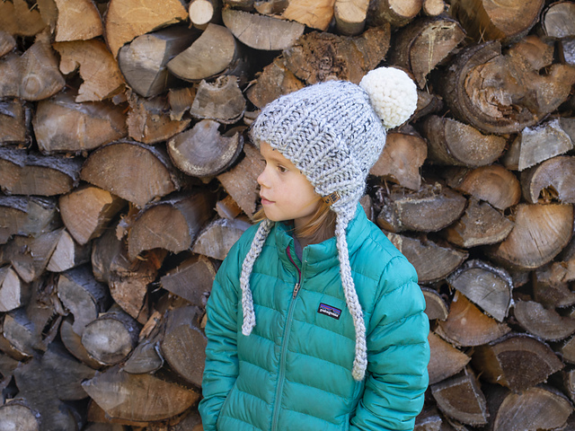 Split Brim Winter Hat