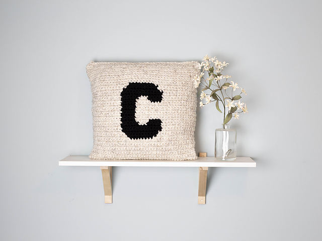 Monogram Letter Pillow