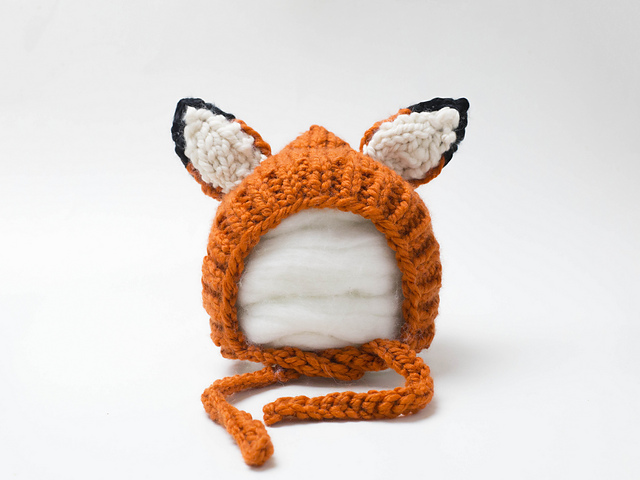 Fox Ears Pixie Bonnet Hat