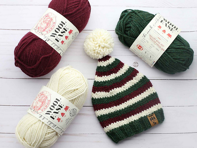 Striped Elf Christmas Stocking Cap