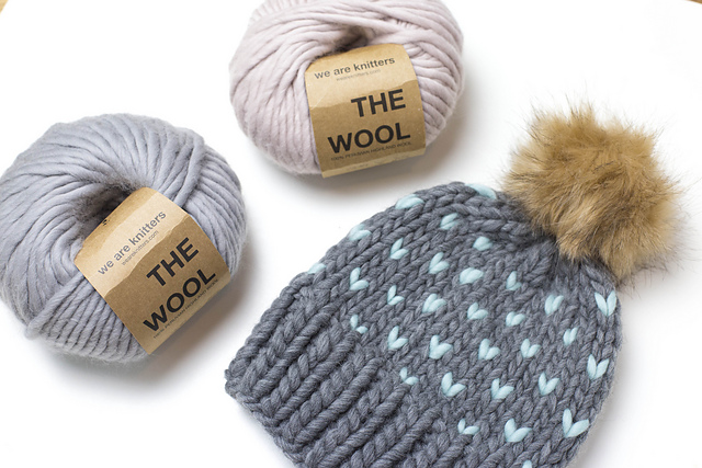 Wool Chunky Fair Isle Hat
