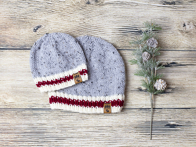 Sock Monkey Red Stripe Hat
