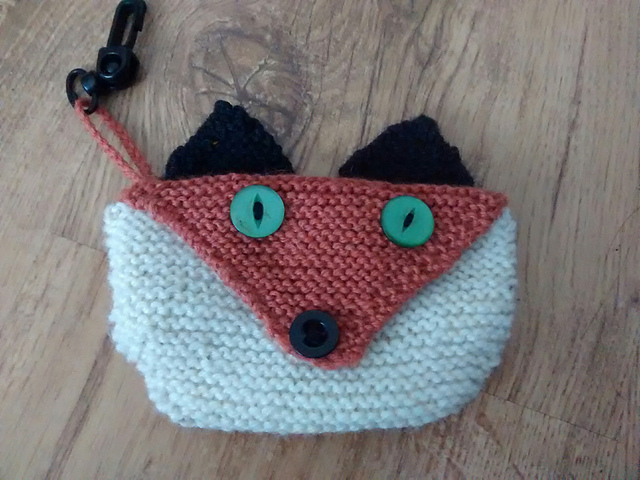 Fox bag holder or purse