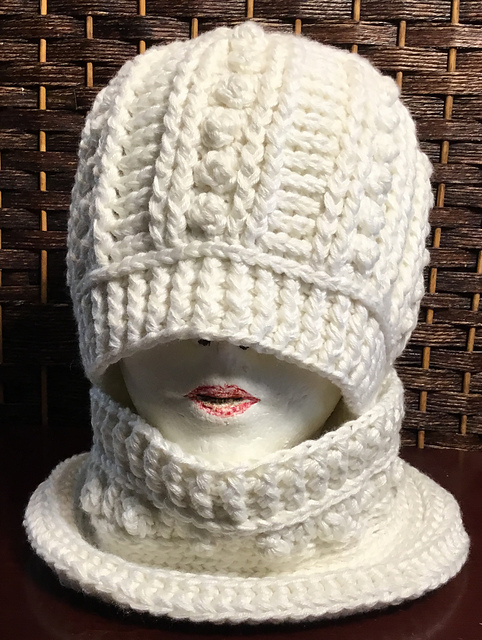 Dressy hat and scarf