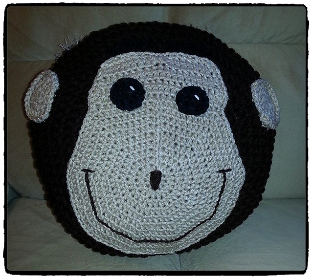 Curious Monkey Pillow