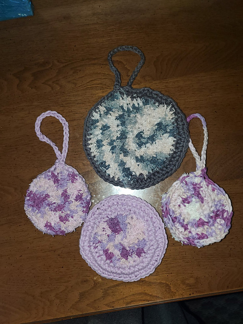 Crochet Circle Scrubby