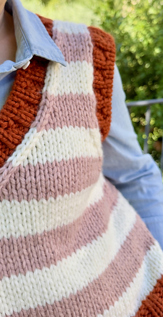 Striped vest