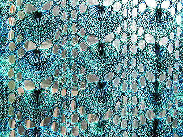 Shetland Shell Lace Scarf