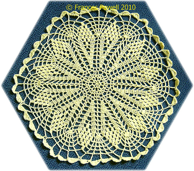 Hexagonal doily