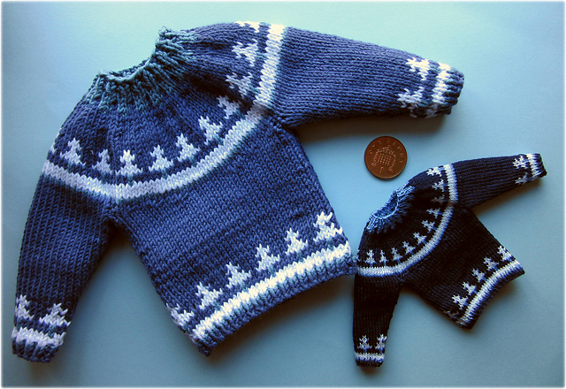 Miniature Christmas Tree Jumper