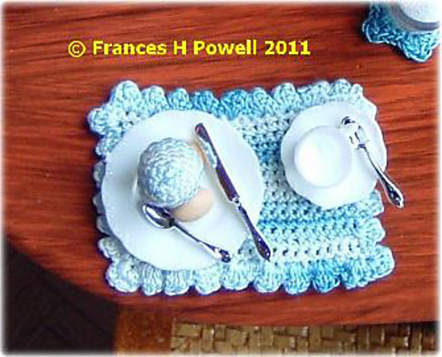1:12th Scale Rectangular Tablemat