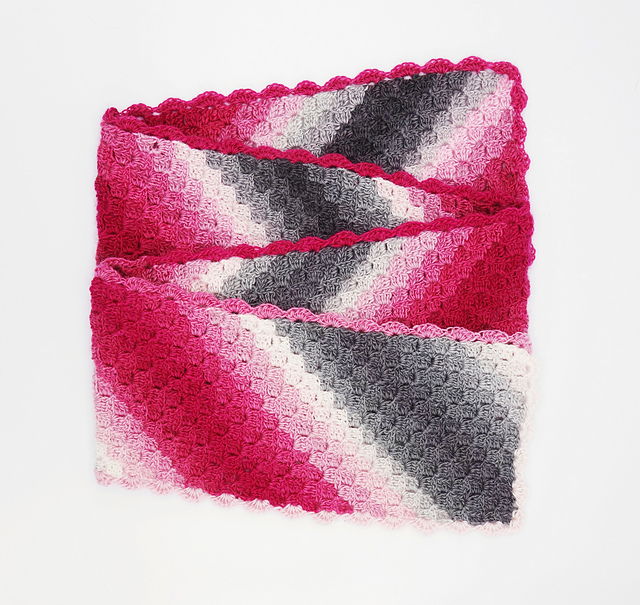 Raspberry Patch Scarf