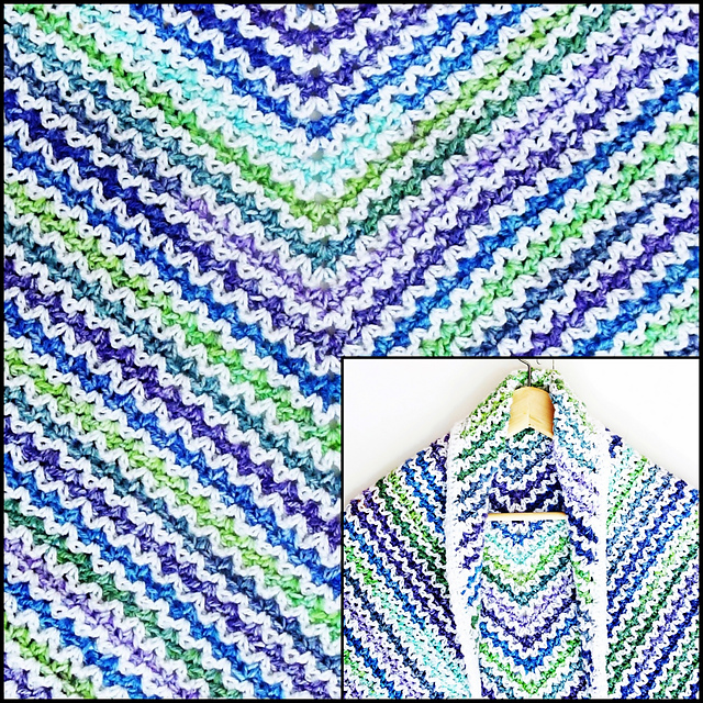 Lazy Vee Shawl