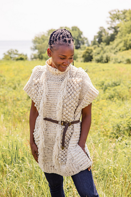 Skylark Fringe Poncho