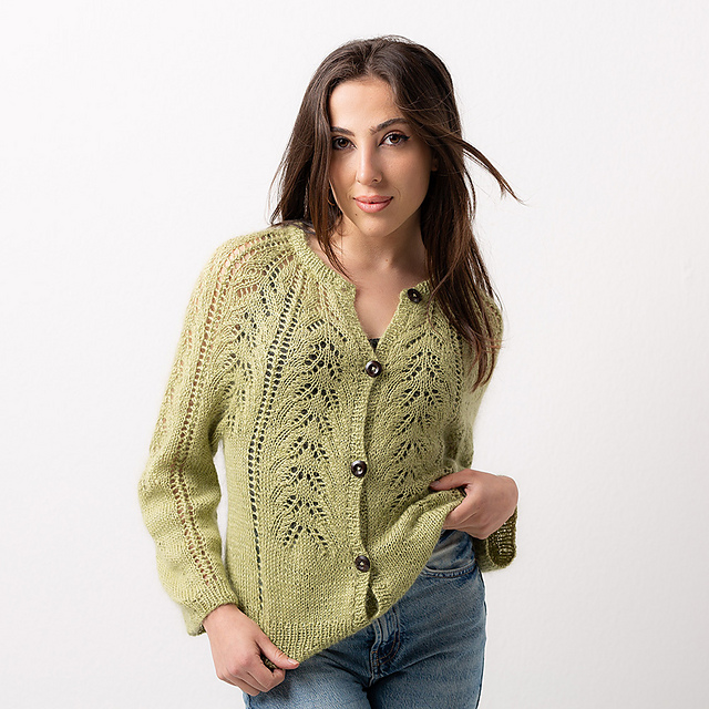 Eyed Fern Cardigan