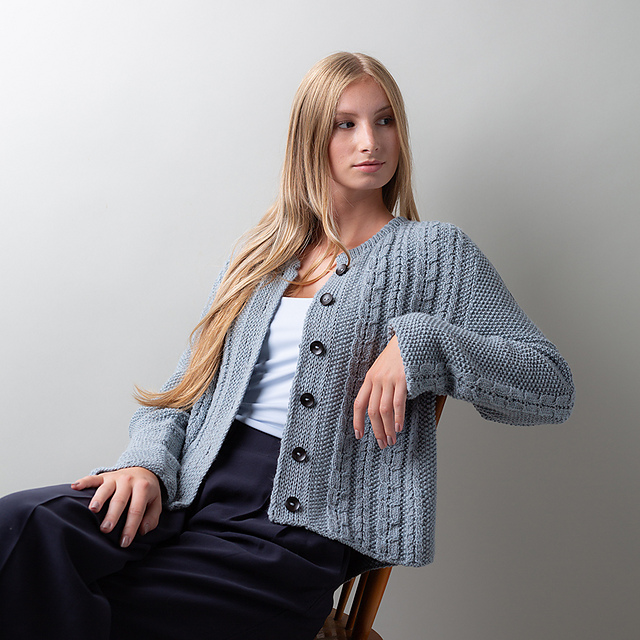 Moss Twist Cardigan