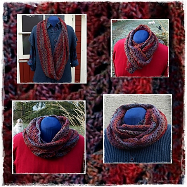 Vega crochet cowl