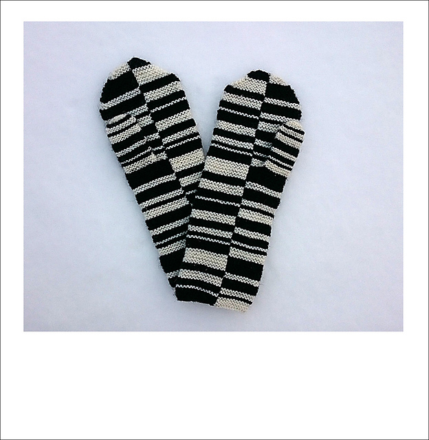 Räta randen (mittens)