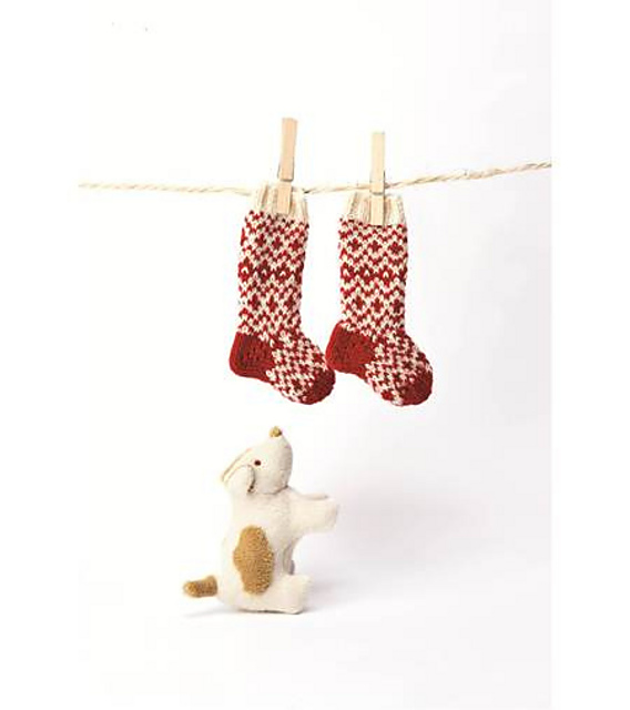 Knitted Baby Nordic Socks