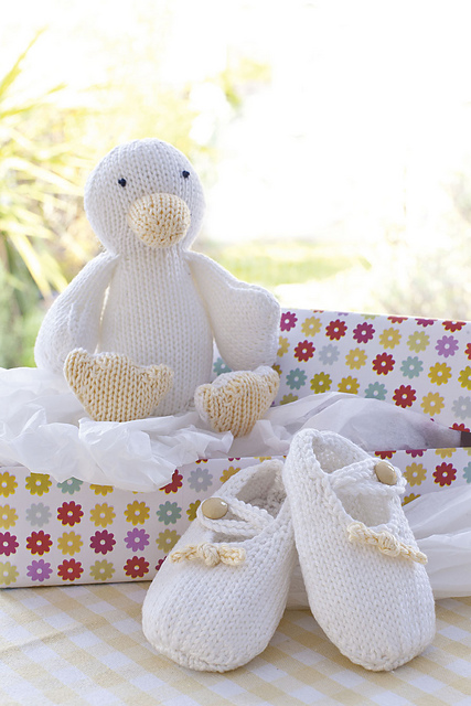 Baby Booties And Duck