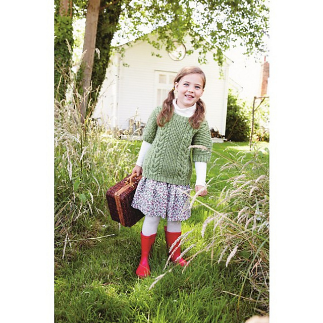 Girls' Aran Sweater