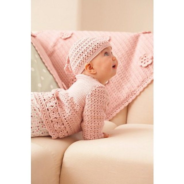 Daisy, Daisy Crochet Baby Set