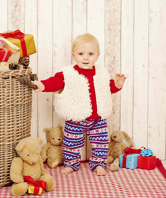 Loop stitch baby outfit