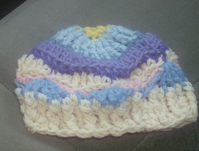 Sampler Stitch Infant Hat