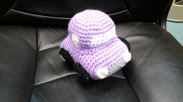 Pudgy Purple Car
