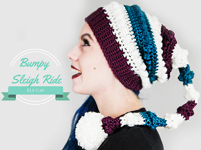 Bumpy Sleigh Ride Elf Cap