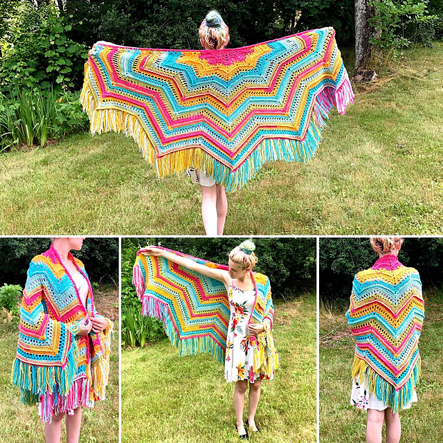 Ravelry: Starfall Wrap pattern by Frenchie Leigh
