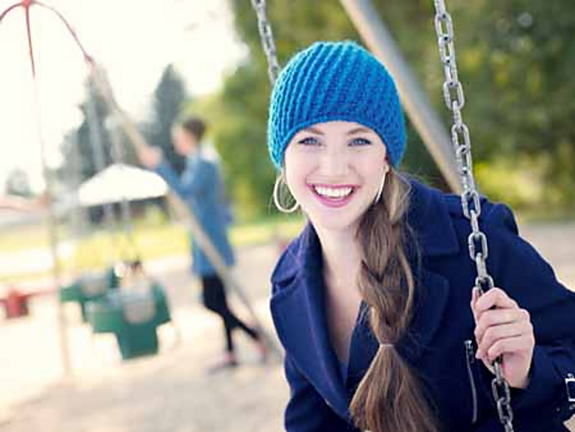 Textured Swirl Hat