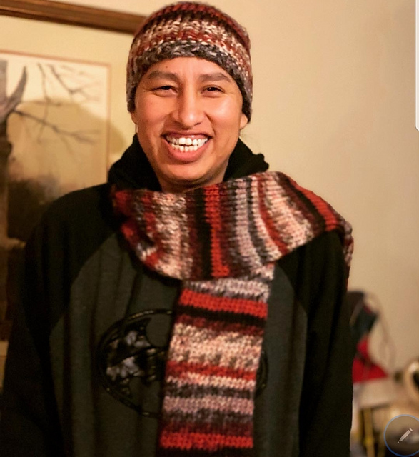 World's Easiest Knitted Scarf