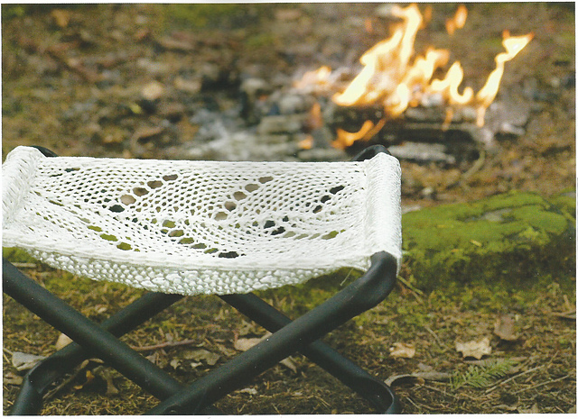 Lace Camp Stool