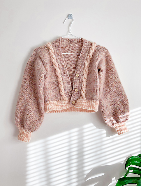 Marshmallow Twist Cardi