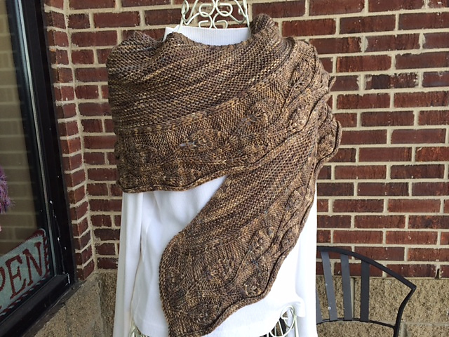 Traveling Leaves Shawl