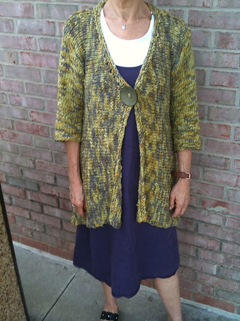 Asymmetrical Sideways A-line Jacket
