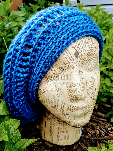 Spiral Slouchie Hat