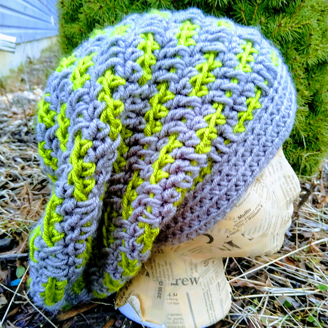 Dashed Slouchy Hat