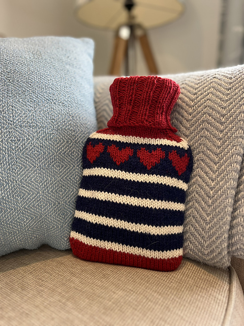 Warm Hugs Hot Water Bottle Cover