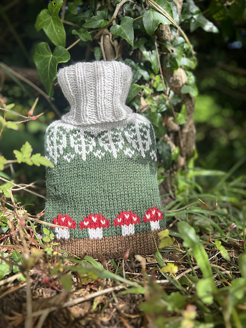 Forest Floor Hot Water Bottle Cover