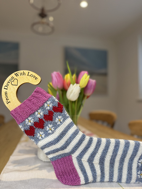 Hearts & Flowers Socks